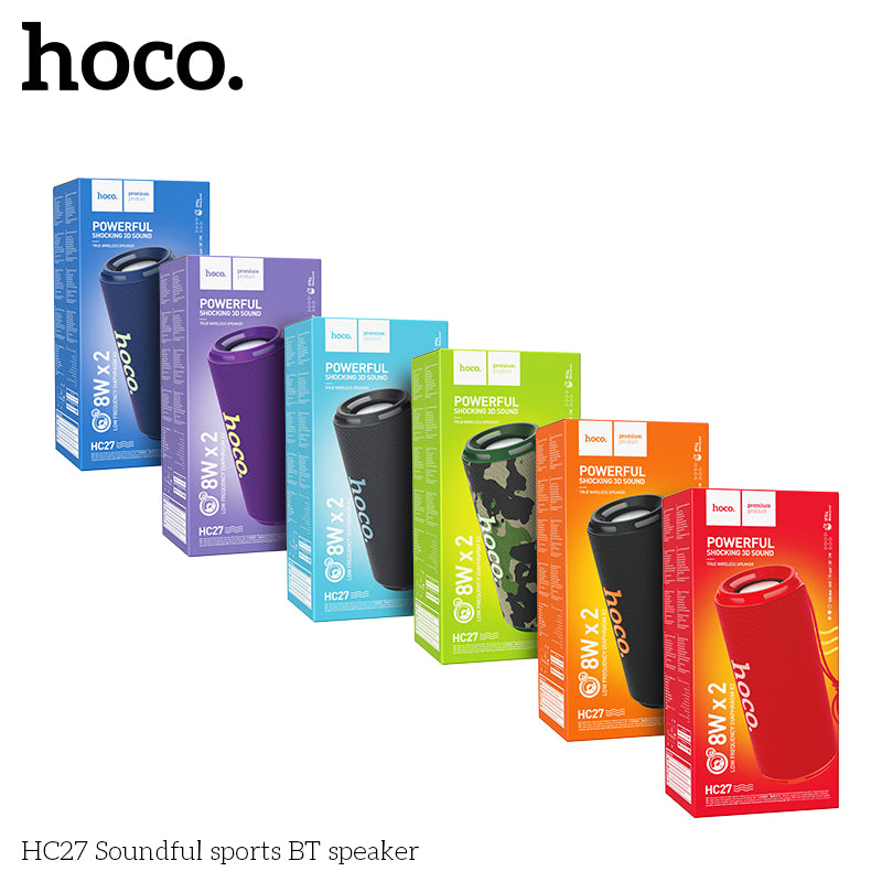Hoco Bluetooth 5.3 Portable Wireless Speaker Vocal HC27 Hoco Bluetooth 5.3 Portable Wireless Speaker Vocal HC27